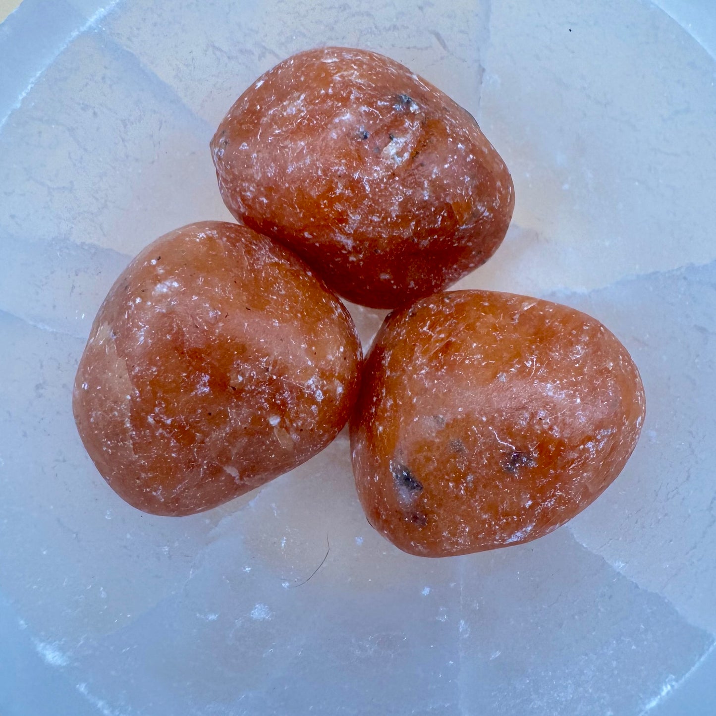 Calcite Arancione Burattata