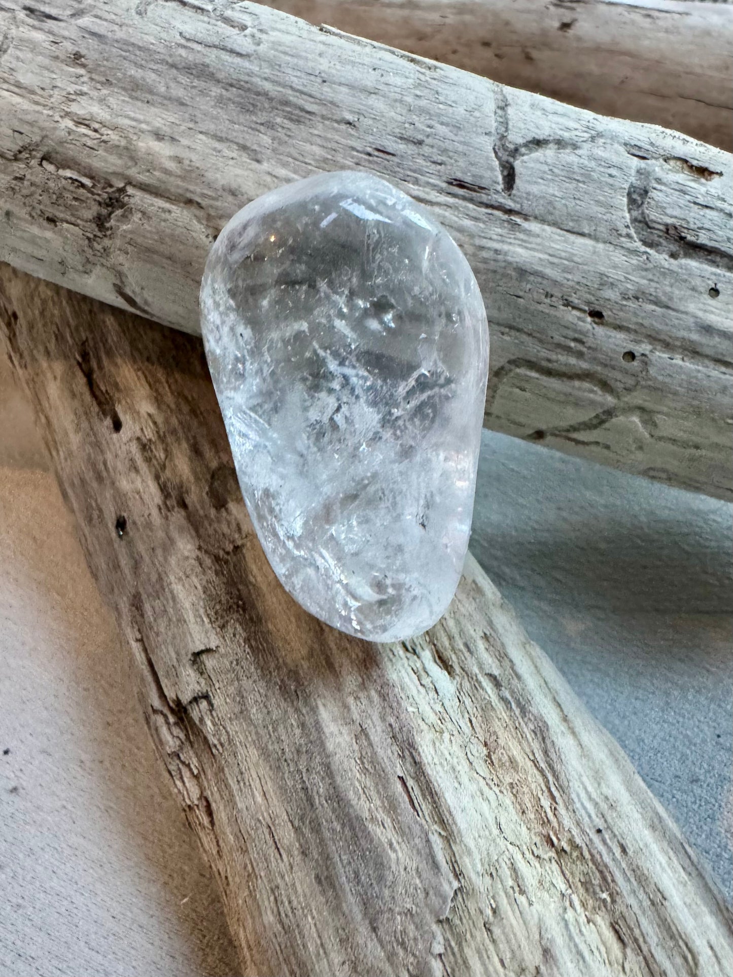 Tumbled clear quartz
