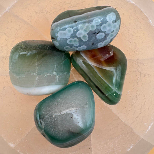 Agata Verde Burattata