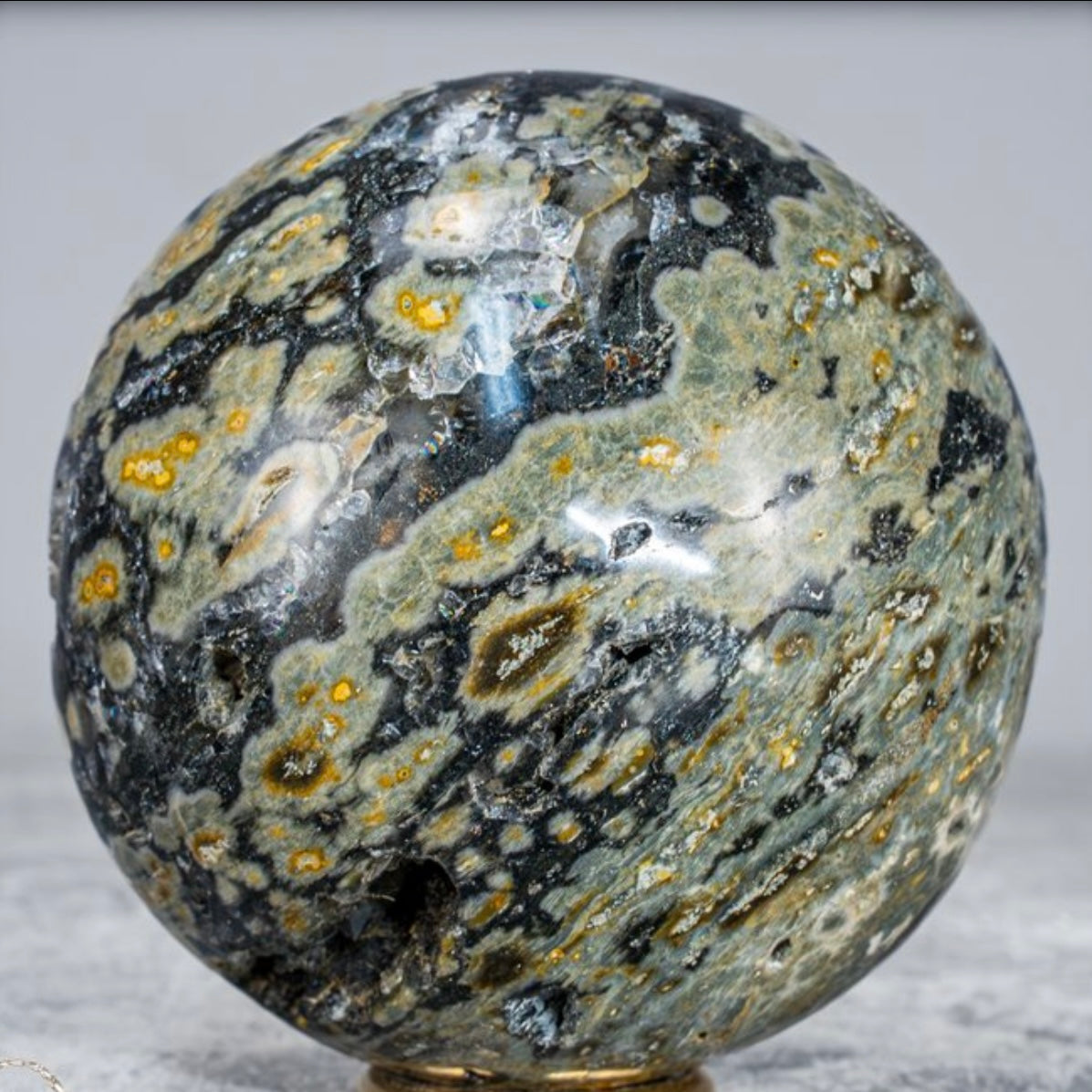 Ocean Jasper Sphere