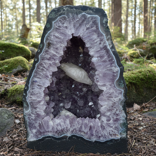 Cattedrale di Ametista con Quarzo Ialino – Brasile