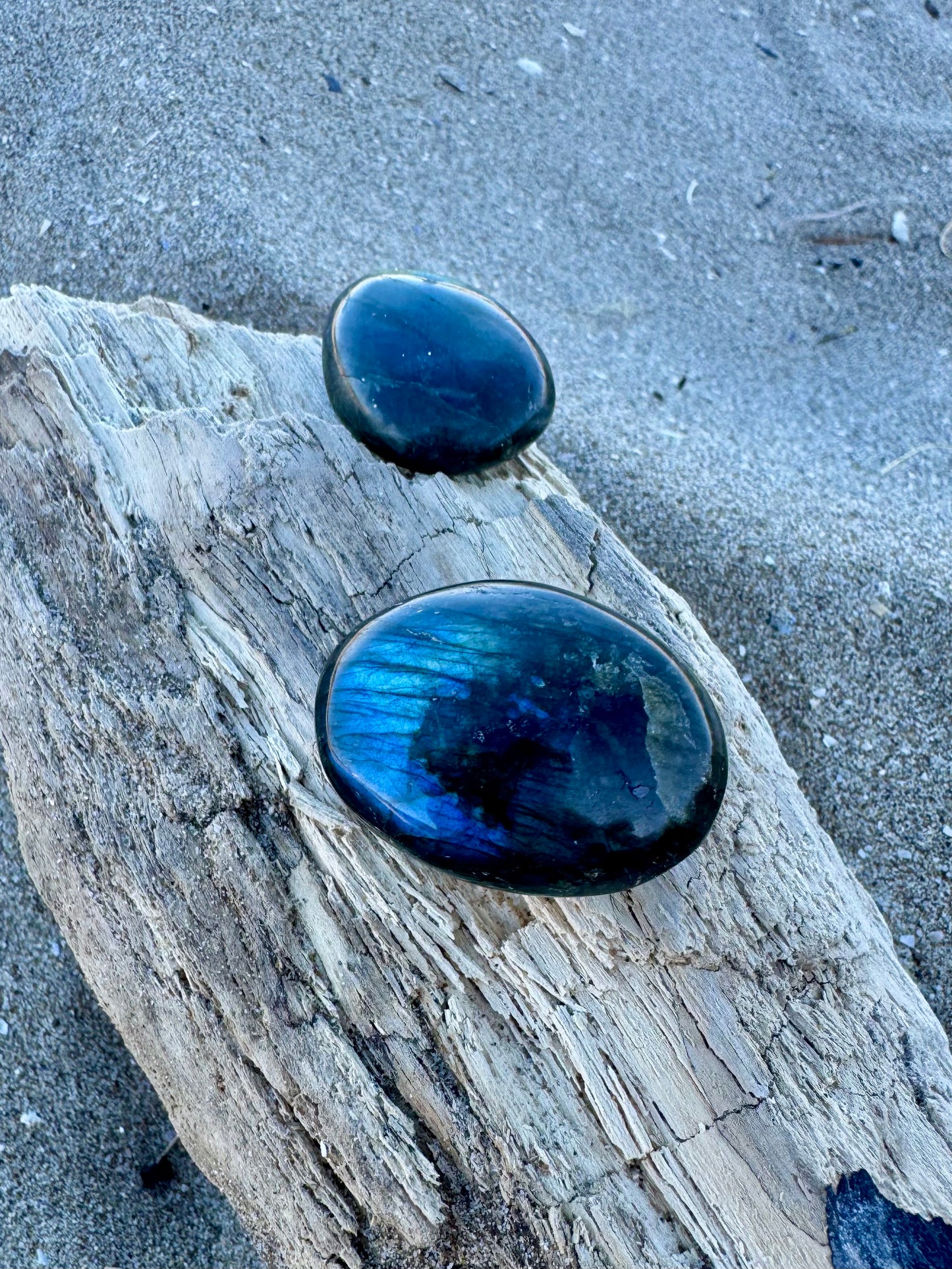 Labradorite soap cut