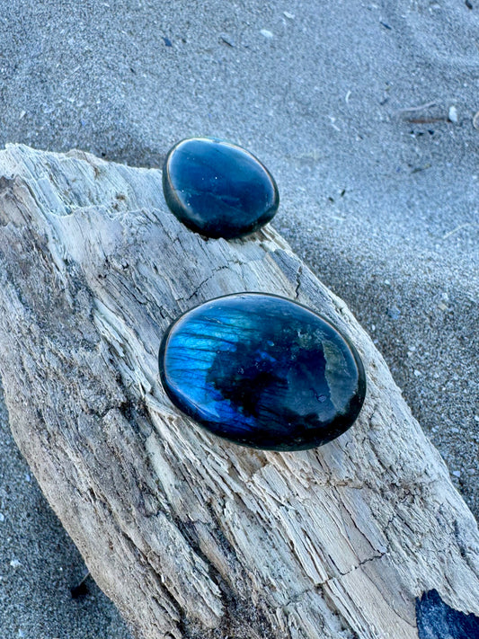 Labradorite soap cut