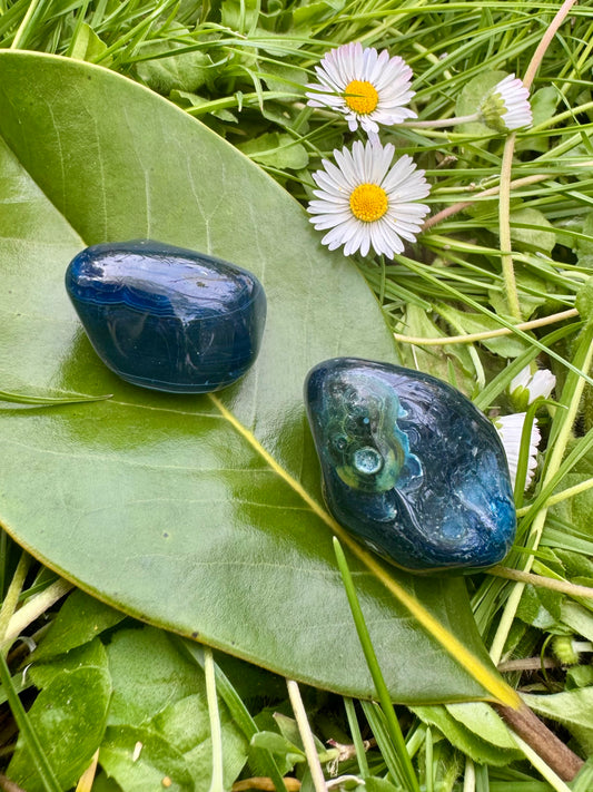 Blue agate