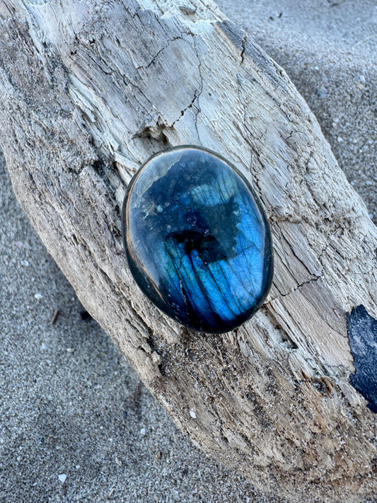 Labradorite soap cut