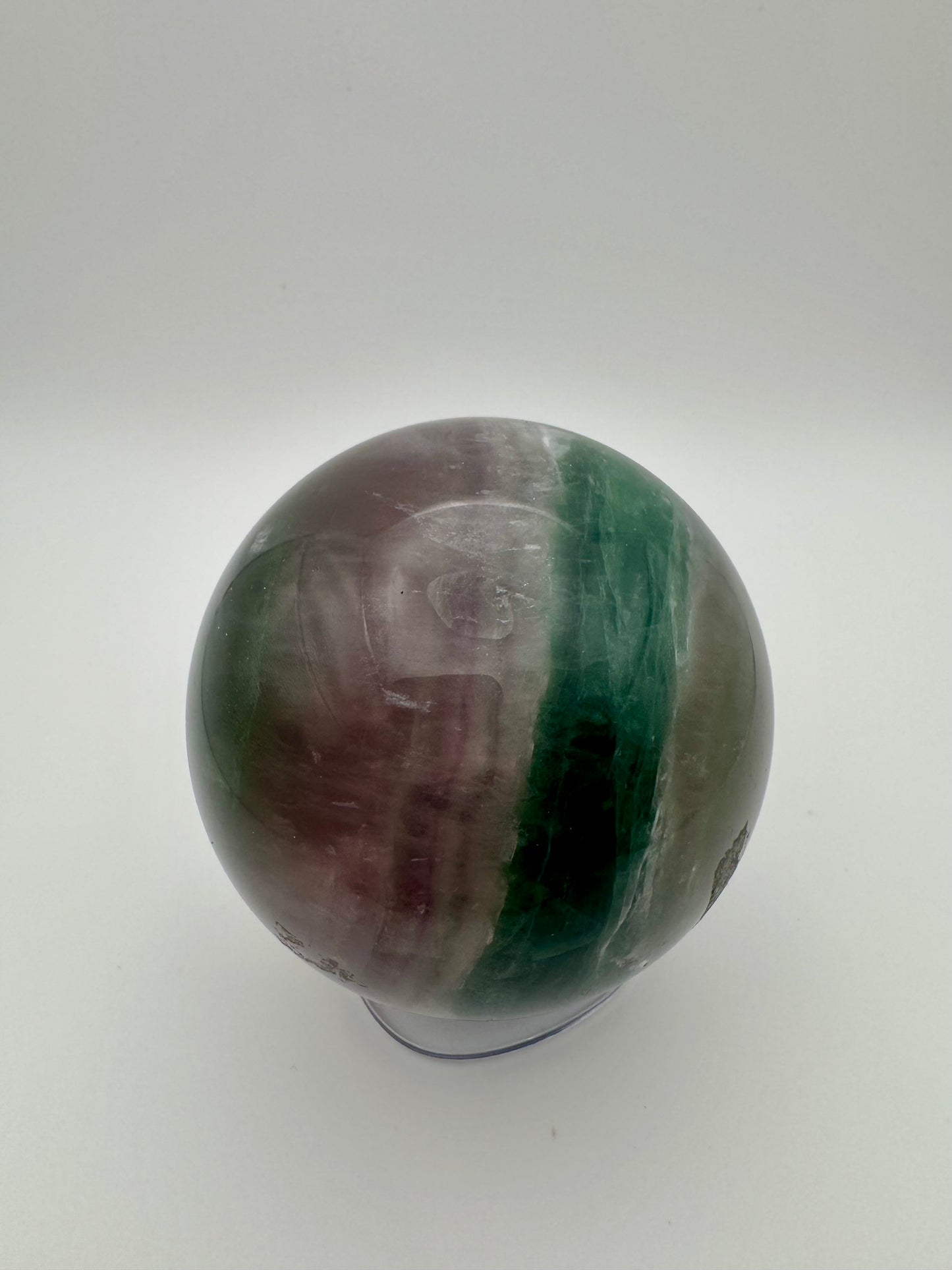 Sfera di fluorite arcobaleno