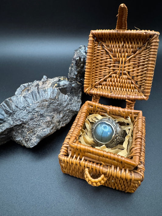 Anello in Argento con Labradorite