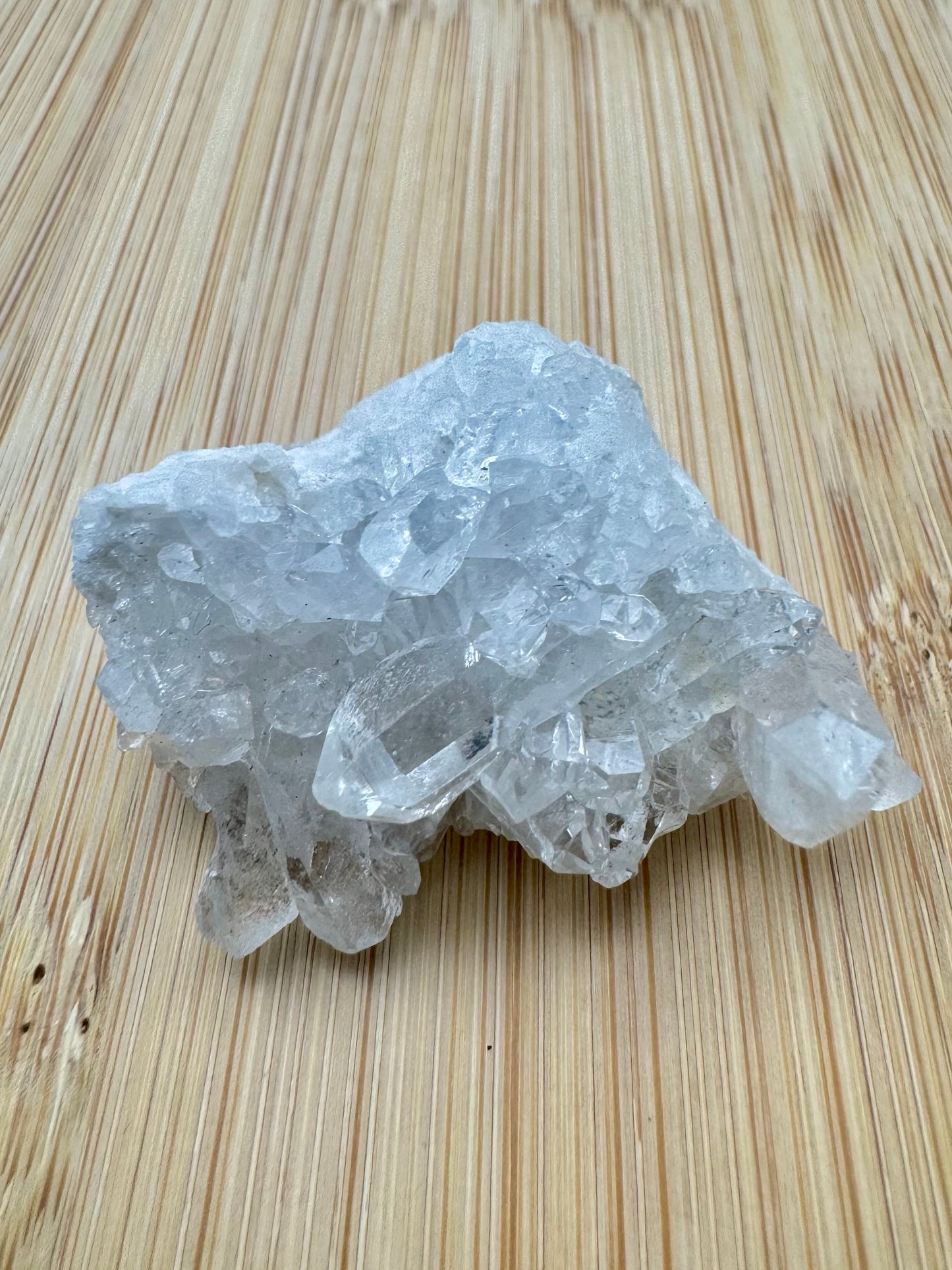 Mini Drusa di Quarzo Ialino