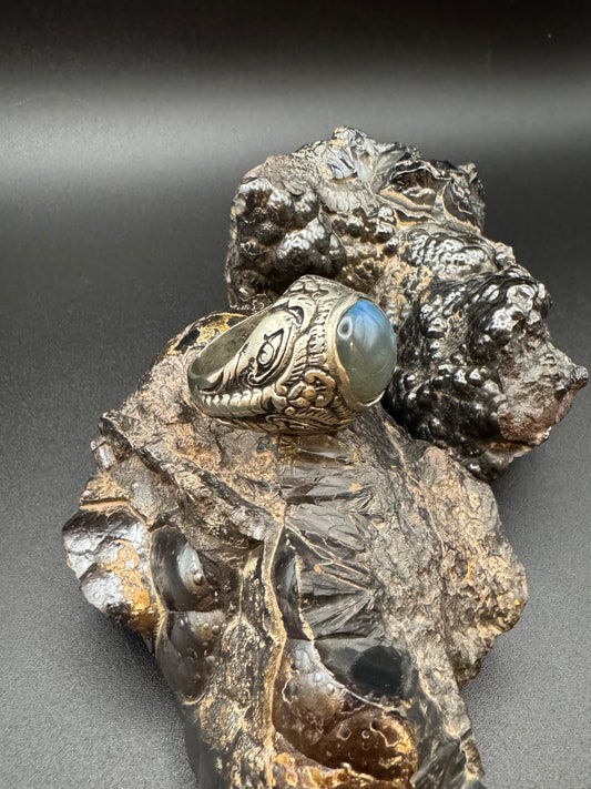Anello in Argento con Labradorite