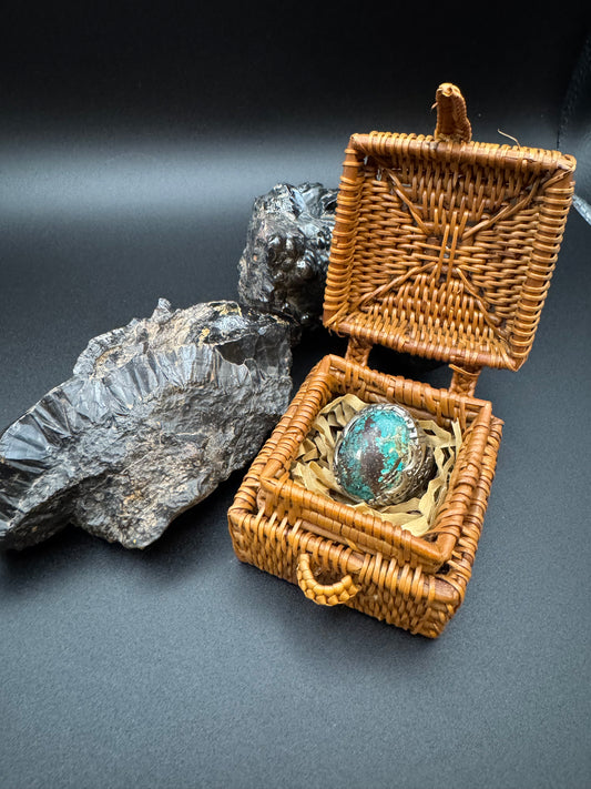 Anello in Argento con Turchese Naturale