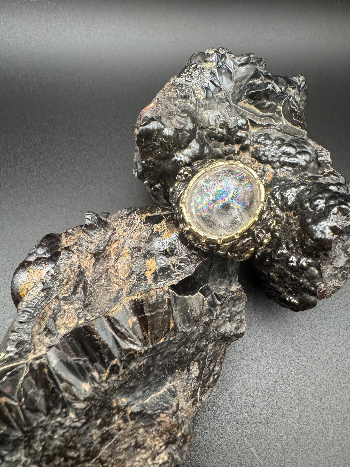 Anello in Argento con Quarzo Ialino