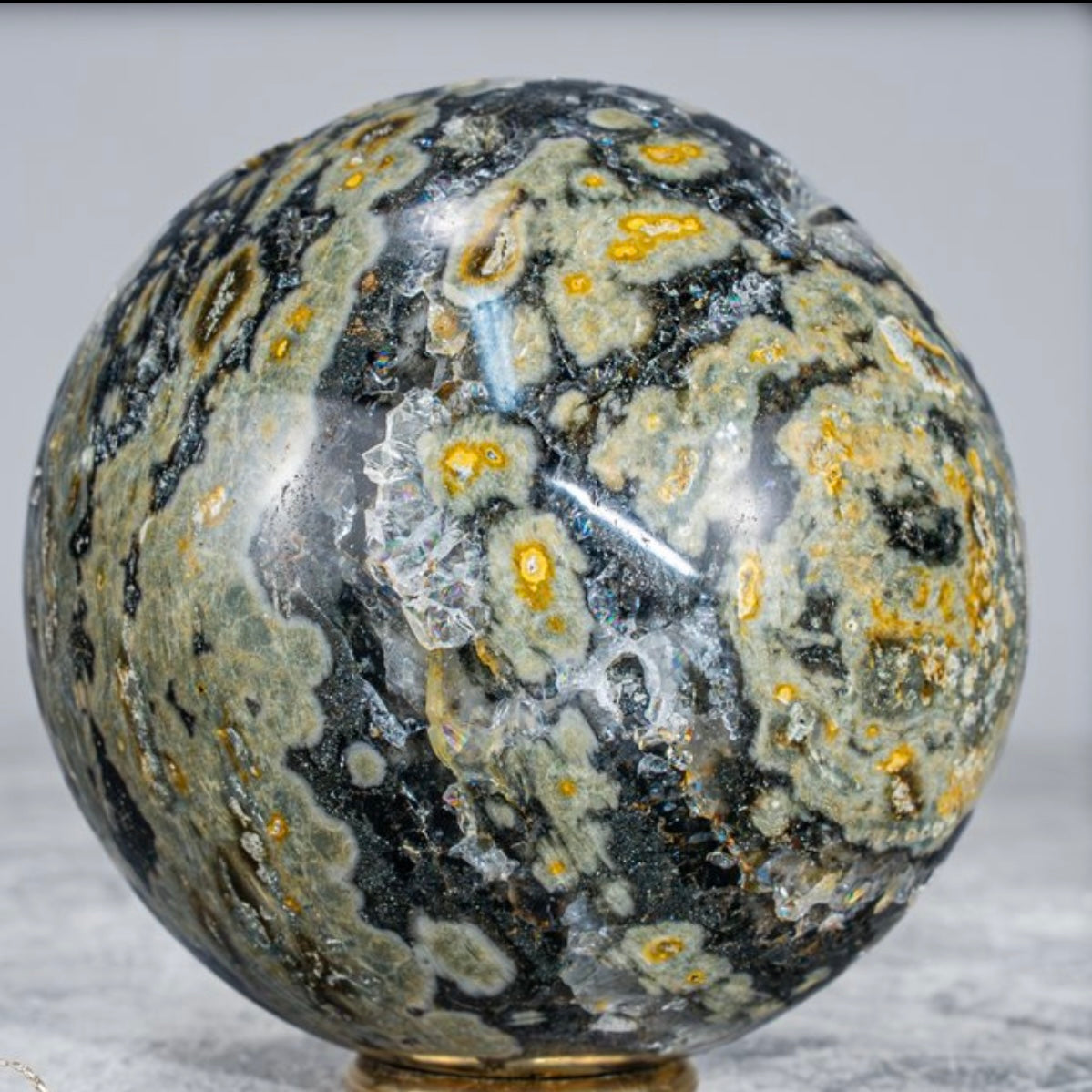 Ocean Jasper Sphere