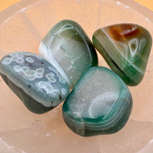 Agata Verde Burattata