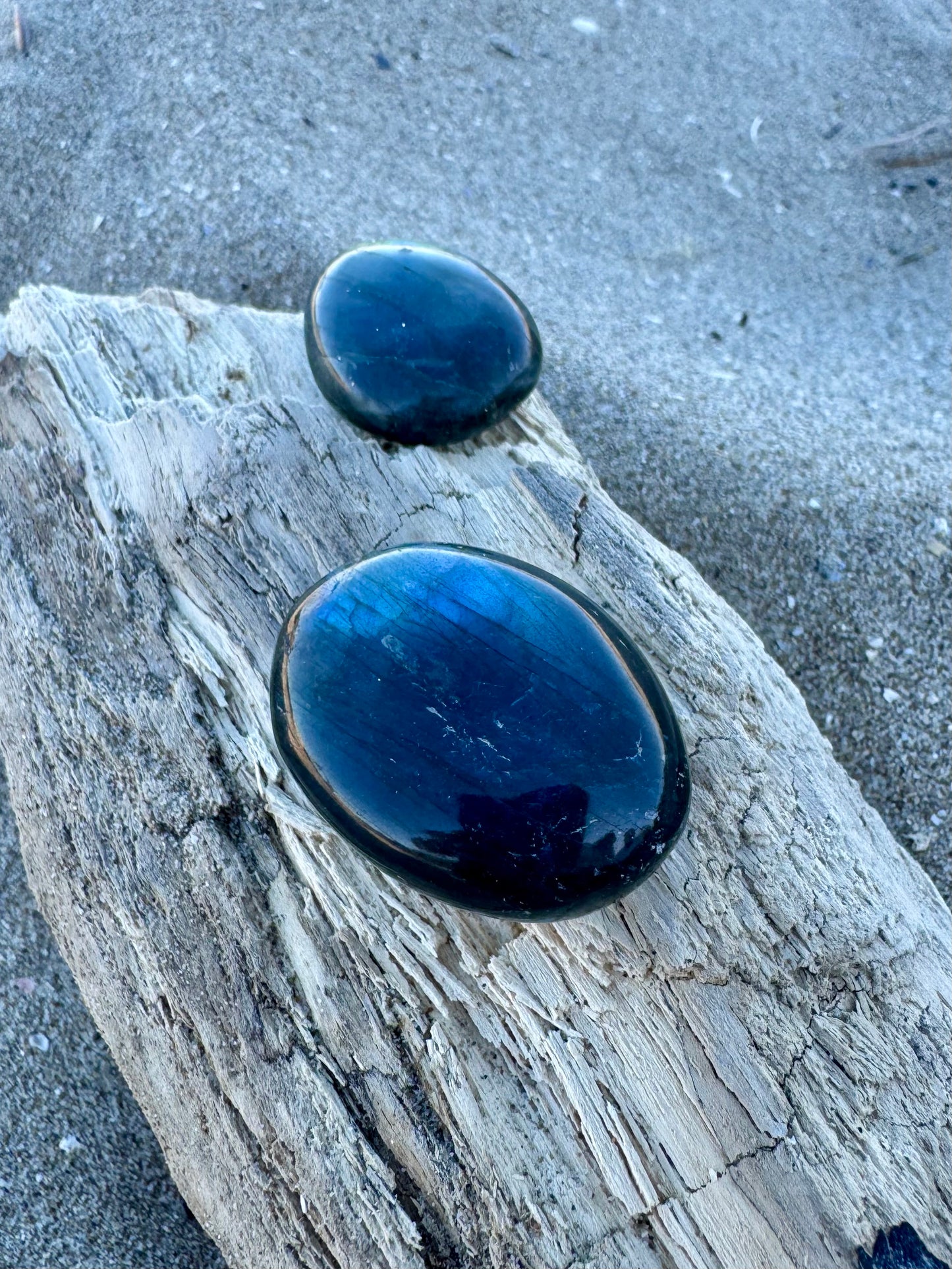 Labradorite soap cut