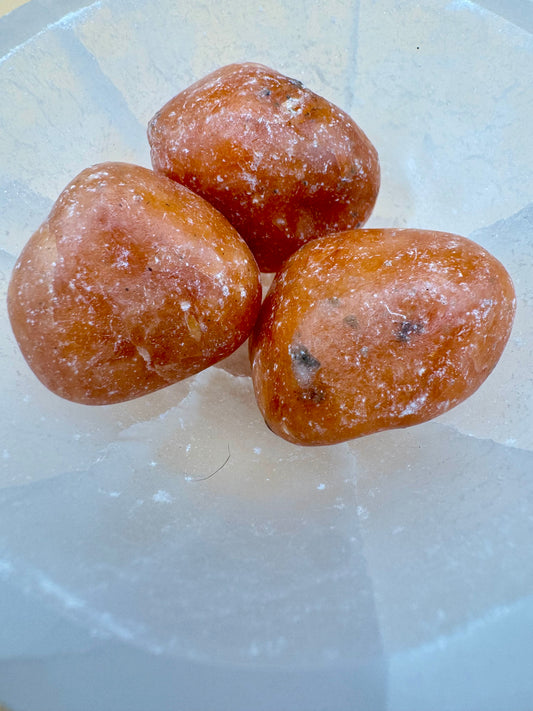 Calcite Arancione Burattata