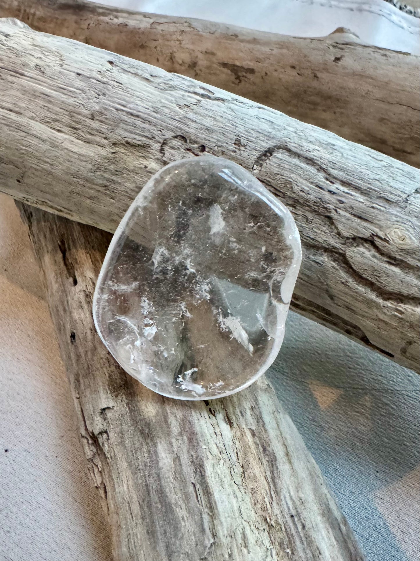 Tumbled clear quartz