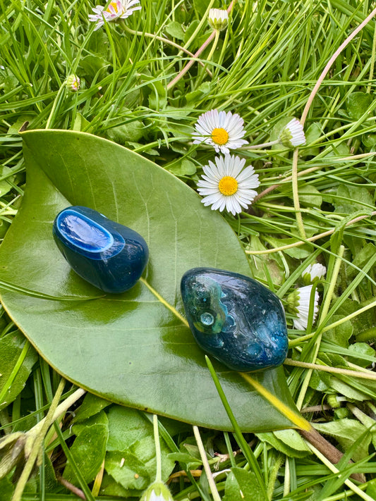 Blue agate