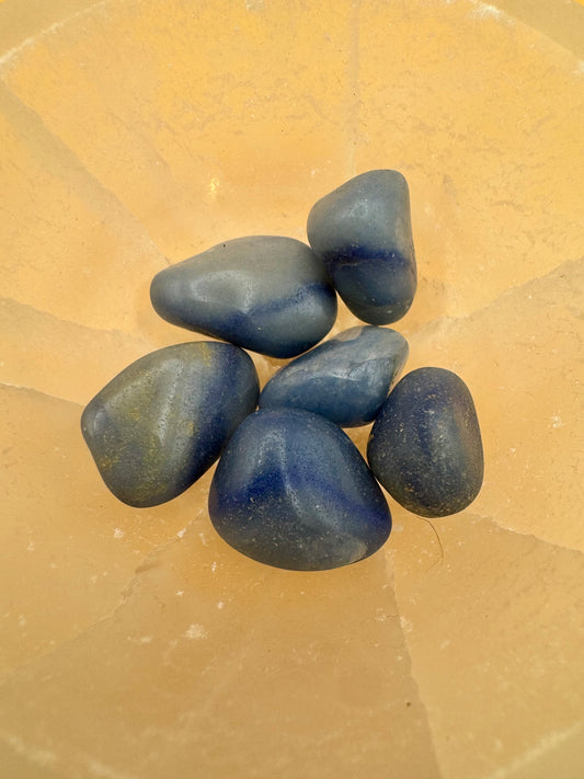 Quarzo Blu Burattato