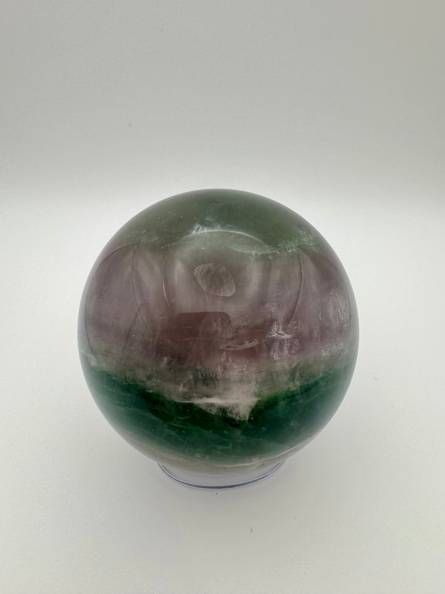 Sfera di fluorite arcobaleno