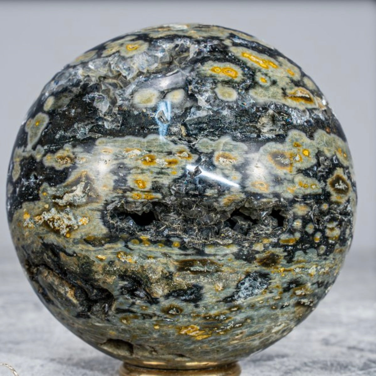 Ocean Jasper Sphere