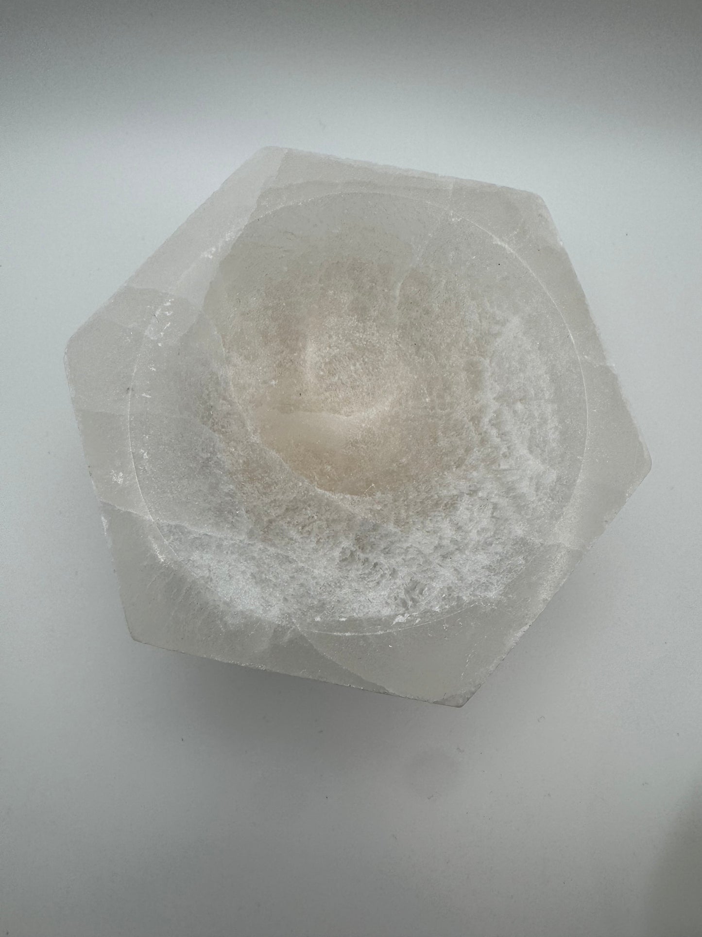 Ciotola in Selenite Naturale
