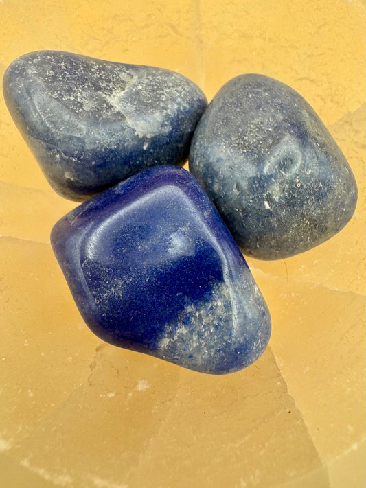 Quarzo Blu Burattato