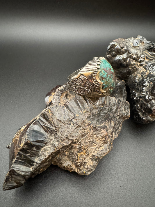 Anello in Argento con Turchese Naturale