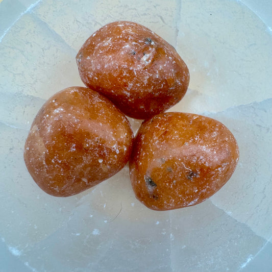 Calcite Arancione Burattata