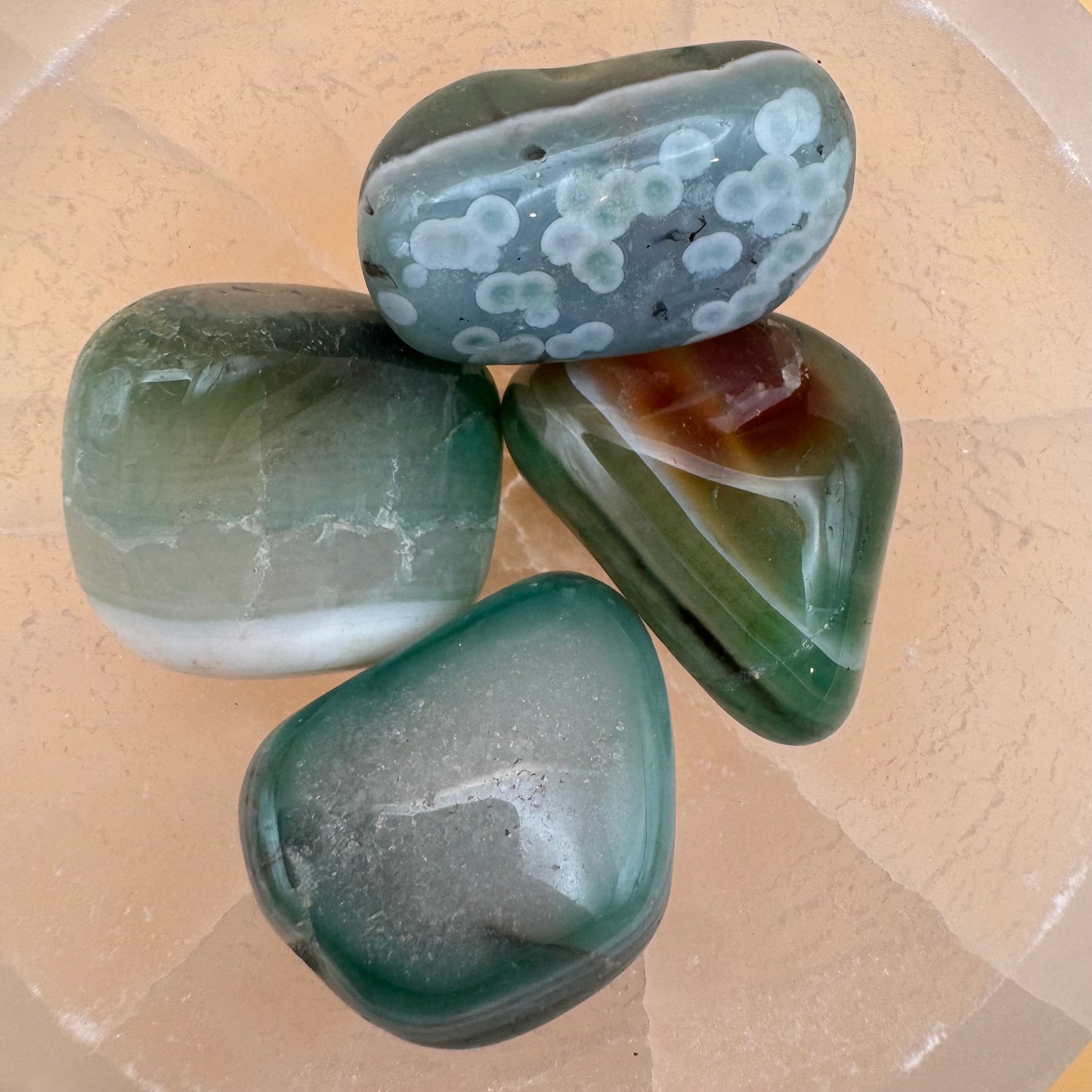 Agata Verde Burattata